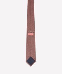Pale Pink Tonal Textured Woven Silk Tie