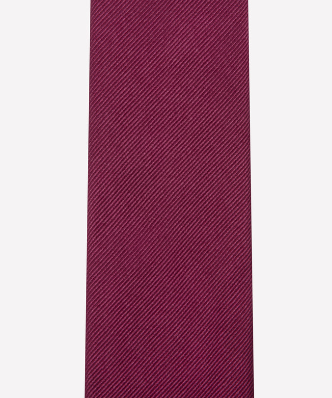 Deep Pink Italian Silk Twill Tie