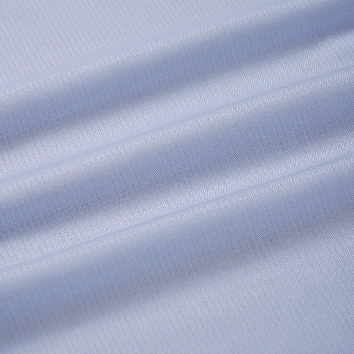 Pale Blue & White Tailored Fit Double Cuff Tonal Jaquard Square Formal Shirt