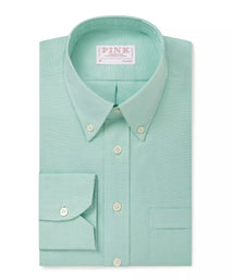 Spearmint Green Classic Fit Button Down Smart Casual American Oxford Shirt