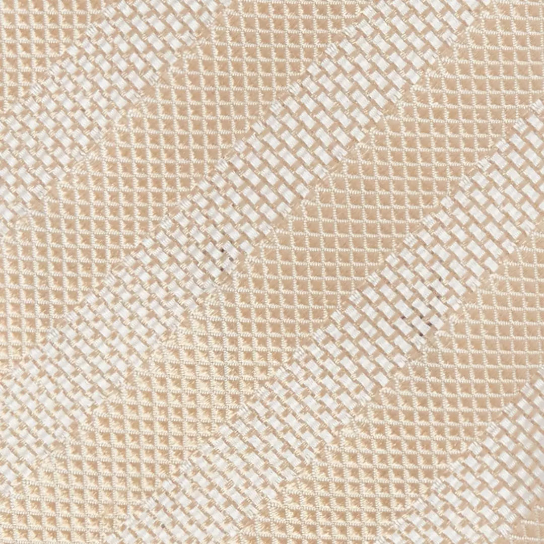 Gold Yellow Tonal Striped Silk Tie
